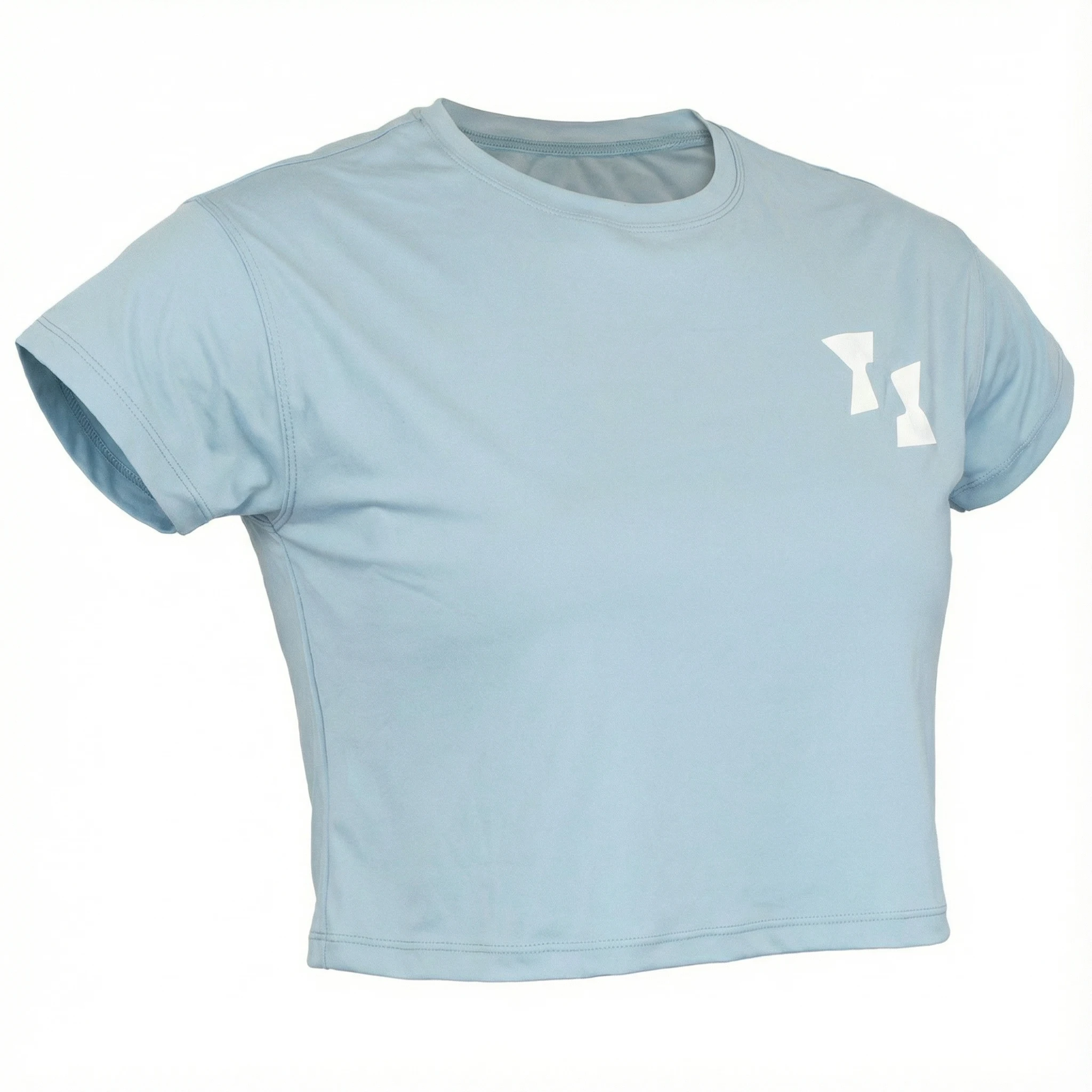 Custom private label womens gym crop top manufacturer polyester spandex interlock Sialkot Pakistan